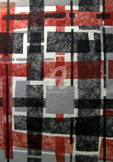 纺织艺术 标题为“"Inter-dimensions"” 由Noche, 原创艺术品, 刺绣