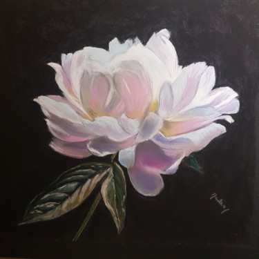 Painting titled "Bloom 2" by Nadia Sheikh, Original Artwork, Pastel