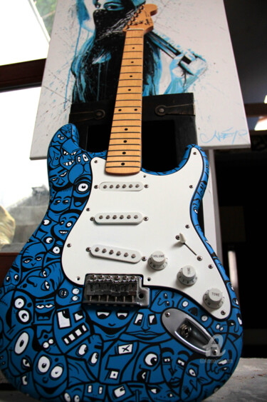 Design titled "Guitare electrique…" by Art De Noé, Original Artwork