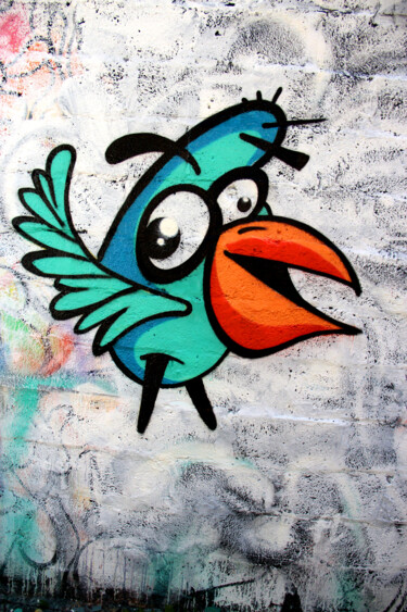 Peinture intitulée "Crazy Bird 2" par Art De Noé, Œuvre d'art originale