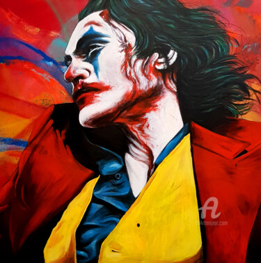 Painting titled "Joker alive" by Art De Noé, Original Artwork, Acrylic