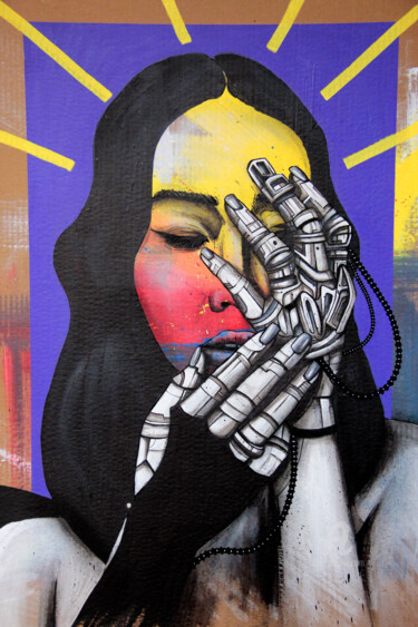 "Futuristic touch" başlıklı Tablo Art De Noé tarafından, Orijinal sanat, Akrilik