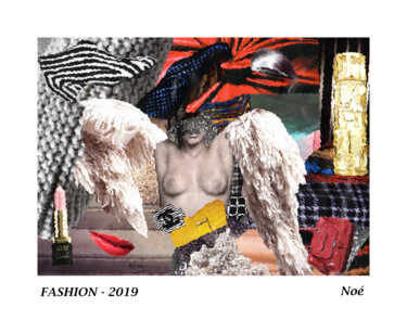 Collages titled "FASHION" by Noé, Original Artwork, Collages