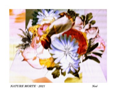 Collages intitulée "NATURE MORTE" par Noé, Œuvre d'art originale, Collages