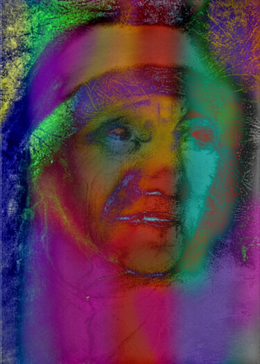 Digitale Kunst mit dem Titel "Mujer en diferentes…" von Noel Castillo López, Original-Kunstwerk, Digitale Malerei