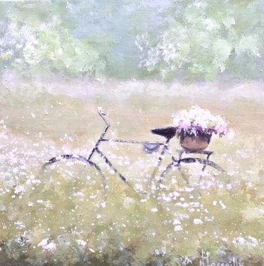 Peinture intitulée "Petite escapade - 6…" par Noëlle Lassailly, Œuvre d'art originale, Acrylique