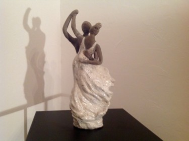 Sculpture intitulée "Tango" par Noëlle Rious, Œuvre d'art originale