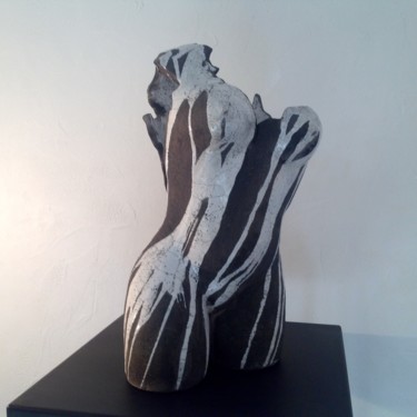Sculpture intitulée "Buste" par Noëlle Rious, Œuvre d'art originale