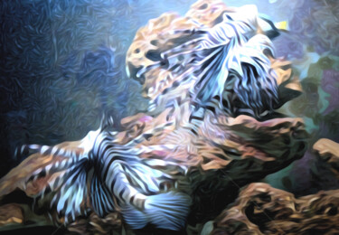 Fotografia intitolato "pesce spina" da Noelle9, Opera d'arte originale
