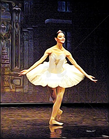 Fotografia intitolato "la ballerina della…" da Noelle9, Opera d'arte originale