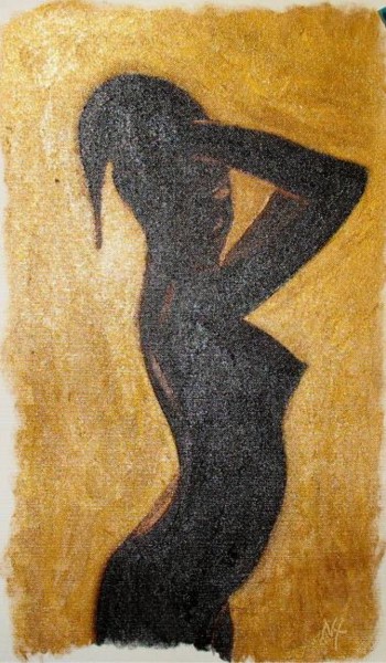 Peinture intitulée "Douceur" par Noëlle Harault, Œuvre d'art originale, Huile