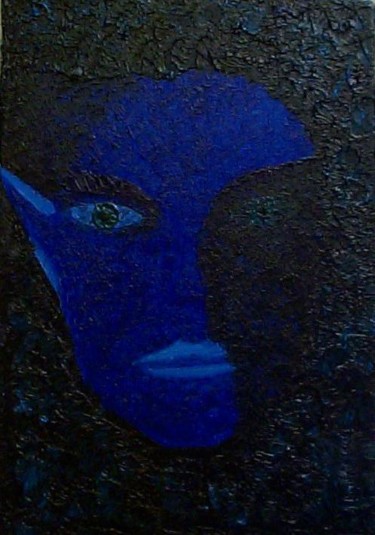Painting titled "Négatif" by Noëlle Harault, Original Artwork