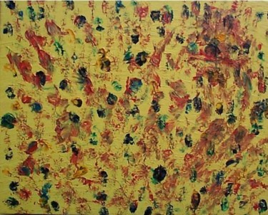 Peinture intitulée "Empreintes" par Noëlle Harault, Œuvre d'art originale, Huile