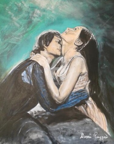 Pintura titulada ""Romeo e Giulietta"" por Noemi Piaggesi, Obra de arte original, Acrílico
