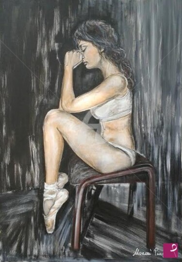 Peinture intitulée "défaillance" par Noemi Piaggesi, Œuvre d'art originale, Acrylique