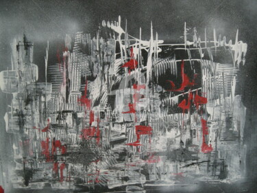 Painting titled "Pollution" by Noemi Zerbotti, Original Artwork