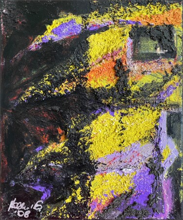 Painting titled "MISTICO" by Noemi Bolzi, Original Artwork, Acrylic Mounted on Wood Stretcher frame