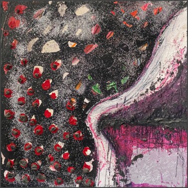 Pintura titulada "Acqua su Terra nera" por Noemi Bolzi, Obra de arte original, Acrílico Montado en Bastidor de camilla de ma…