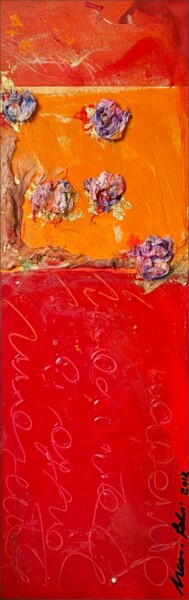 Pintura intitulada "MAGENTA" por Noemi Bolzi, Obras de arte originais, Acrílico Montado em Outro painel rígido