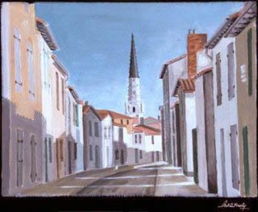 Peinture intitulée "Ars en Ré 2" par Patrick Noly, Œuvre d'art originale, Acrylique