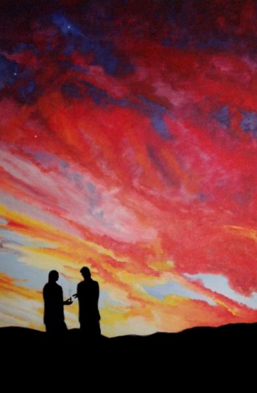 Painting titled "High under the suns…" by No Matt'S Land, Original Artwork
