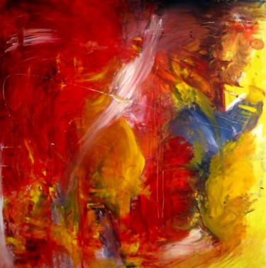 Painting titled "Yellow" by No Matt'S Land, Original Artwork