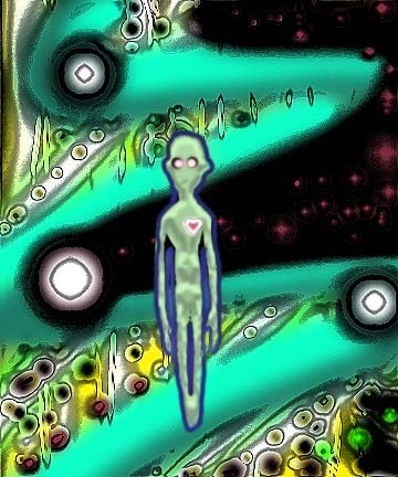 Digital Arts titled "Alien world" by No Matt'S Land, Original Artwork