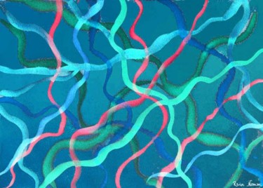 Tendrils of Night Painting titled "Tendrils of Night" by Rein Nomm, Original Art, Oil