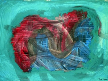 Картина под названием "Inner Turmoil" - Rein Nomm, Подлинное произведение искусства, Масло