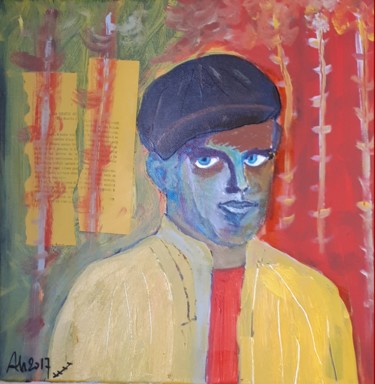 Painting titled "JACK LONDON" by Antonio Alvarez, Original Artwork