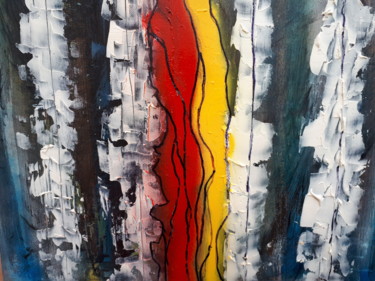 Painting titled "vertical" by Antonio Alvarez, Original Artwork