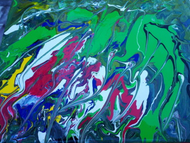 Painting titled "psychedelic 2" by Antonio Alvarez, Original Artwork