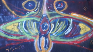 Painting titled "colibri" by Antonio Alvarez, Original Artwork