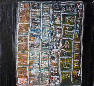 Schilderij getiteld "tableaux d'une expo…" door Antonio Alvarez, Origineel Kunstwerk