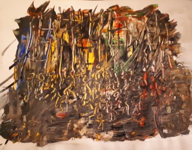 Painting titled "urban jungle" by Antonio Alvarez, Original Artwork