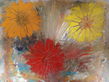 Peinture intitulée "floralie" par Antonio Alvarez, Œuvre d'art originale