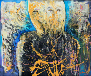 Peinture intitulée "Ангелы-хранители" par Andrei Zhilin, Œuvre d'art originale, Huile