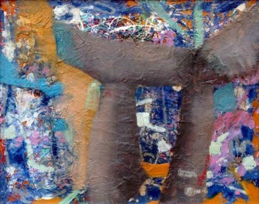 Картина под названием "Дом Третьего Солнца" - Андрей Жилин, Подлинное произведение искусства