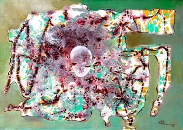 Картина под названием "Тело, пульс и вены…" - Андрей Жилин, Подлинное произведение искусства
