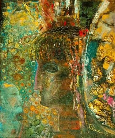Malarstwo zatytułowany „Байкальский Сфинкс” autorstwa Андрей Жилин, Oryginalna praca, Olej