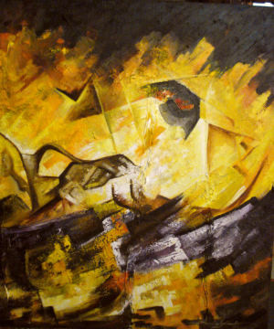 Pintura titulada "SIN TITULO" por Amelia Gallardo, Obra de arte original