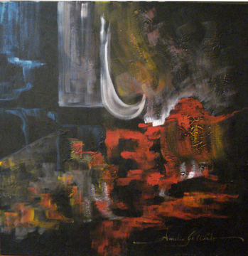 Pintura titulada "ESTANCIA" por Amelia Gallardo, Obra de arte original
