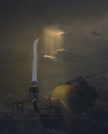 Photographie intitulée "Lueur de ciel" par Nor-Eddine Zerouali, Œuvre d'art originale, Photographie manipulée