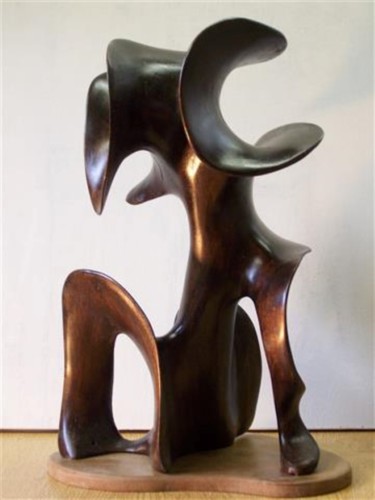 Sculpture intitulée "ZEEWEZEN" par Norbert Bauwens, Œuvre d'art originale, Bois