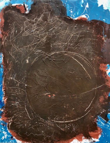 Malerei mit dem Titel "peinture Acrylique…" von Norbert Engel, Original-Kunstwerk, Acryl Auf Keilrahmen aus Holz montiert