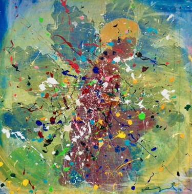 Картина под названием "METAMORPHOSE" - Norbert Engel, Подлинное произведение искусства, Акрил Установлен на Деревянная рама…