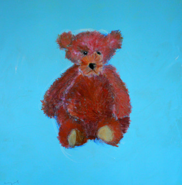 Painting titled "NOUNOURS" by Norbert Engel, Original Artwork, Acrylic Mounted on Wood Stretcher frame