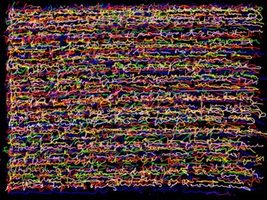 Digitale Kunst getiteld "Arts Numériques, Gr…" door Norbert Engel, Origineel Kunstwerk, Digitaal Schilderwerk Gemonteerd op…