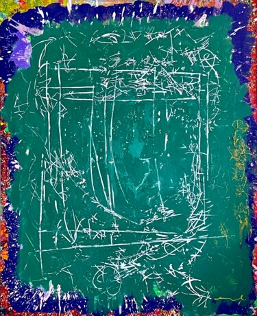 ACRYLIQUE "LE PARFUM DE LA FLEUR D'OR" Peinture intitulée "ACRYLIQUE "LE PARFU…" par Norbert Engel, Œuvre d'art originale, Acrylique Monté sur Châssis en bois
