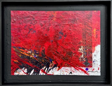 绘画 标题为“peinture acrylique…” 由Norbert Engel, 原创艺术品, 丙烯 安装在木板上